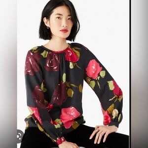 New - Kate Spade "just rosy keyhole top" 🪴price to sell"
